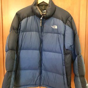 The North Face 550 Down Jacket Men's Size Large Blue